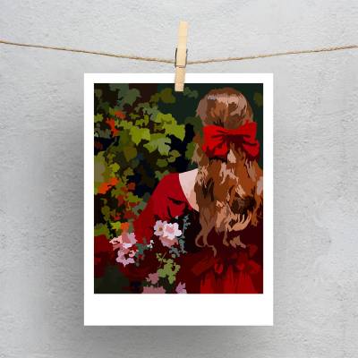 پولاروید(فتوکارت) دختر بهااری 