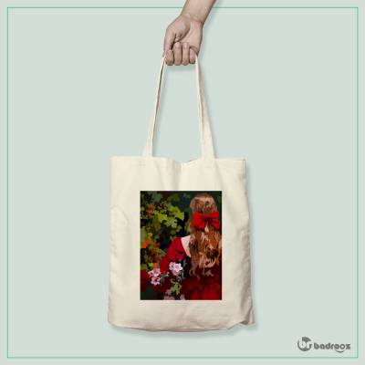 کیف خرید کتان (توت بگ) دختر بهااری 