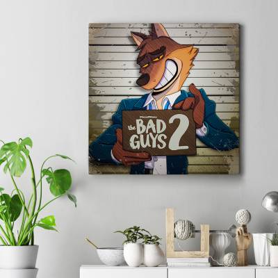 تابلو کنواس مربع (بوم) BAD GUYS