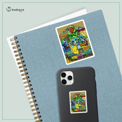 استیکر و برچسب دیو و دلبر