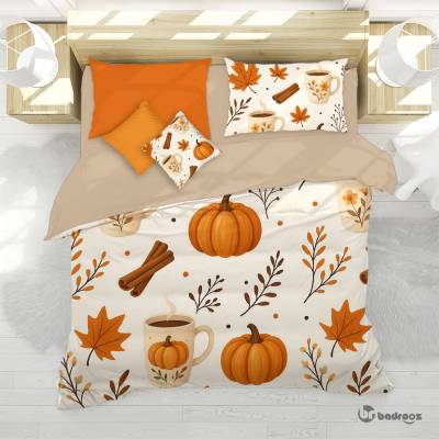 روتختی دو نفره قهوه در پاییز