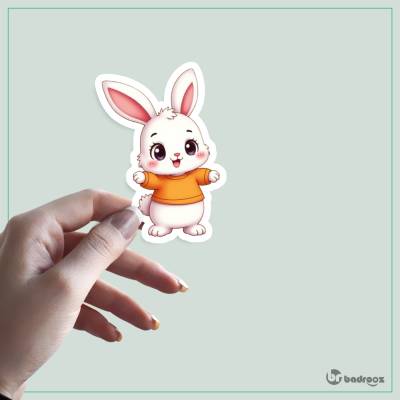استیکر و برچسب خرگوش-bunny