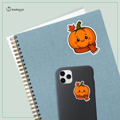 استیکر و برچسب کدو تنبل کارتونی