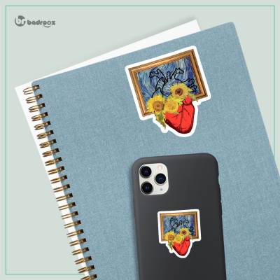 استیکر و برچسب قلب ونگوگ (۱)