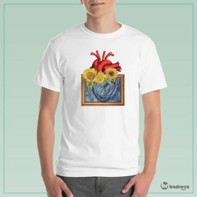 تی شرت مردانه قلب ونگوگ (۲)