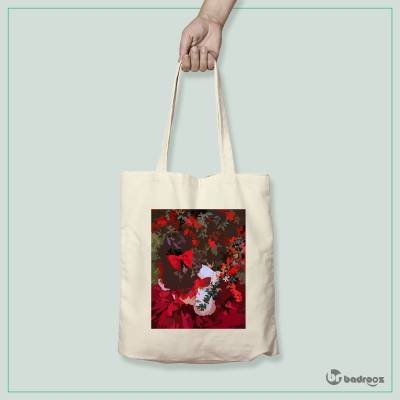 کیف خرید کتان (توت بگ) دختر بهااری2