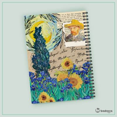 دفتر یادداشت دشت گل ونگوگ