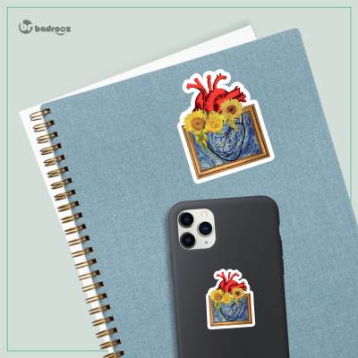 استیکر و برچسب قلب ونگوگ (۲)