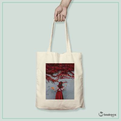 کیف خرید کتان (توت بگ) دختر بهااری3