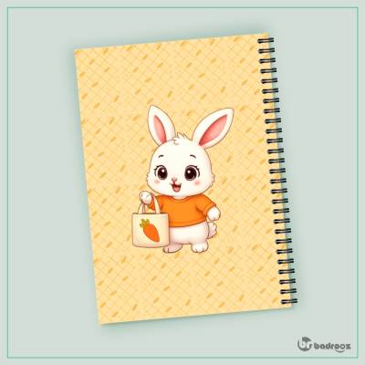 دفتر یادداشت خرگوش و توت بگ