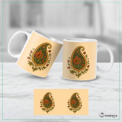 ماگ  بته‌جقه با انار