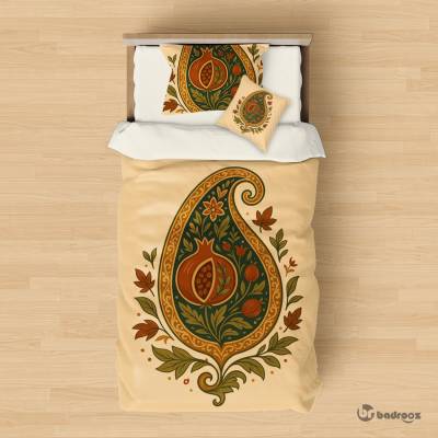 روتختی یک نفره بته‌جقه با انار