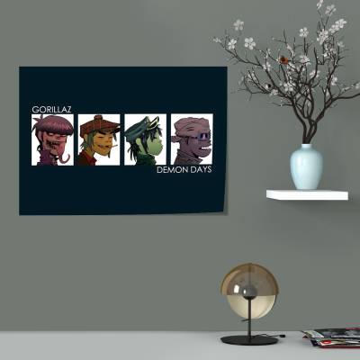 پوستر سیلک گوریلا (Gorillaz)-3