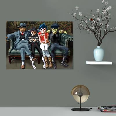 پوستر سیلک گوریلاز (Gorillaz)-6