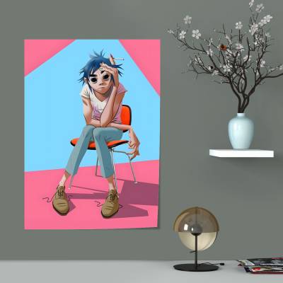 پوستر سیلک گوریلاز (Gorillaz)-9