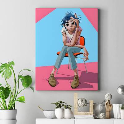 تابلو کنواس (بوم) گوریلاز (Gorillaz)-9