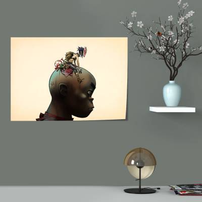 پوستر سیلک گوریلاز (Gorillaz)-10