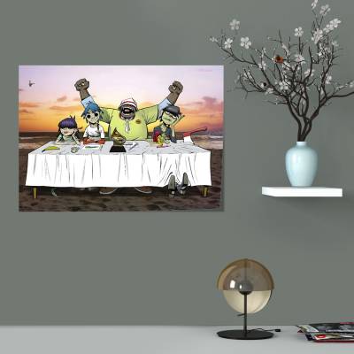 پوستر سیلک گوریلاز (Gorillaz)-14