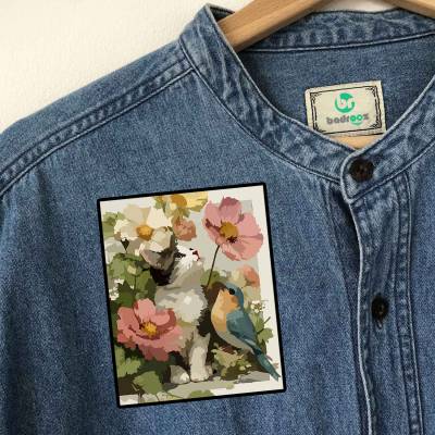 پچ حرارتی (برچسب لباس) همنشینی ساده