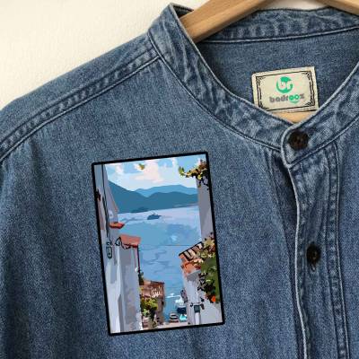 پچ حرارتی (برچسب لباس) کوچه روبه دریا