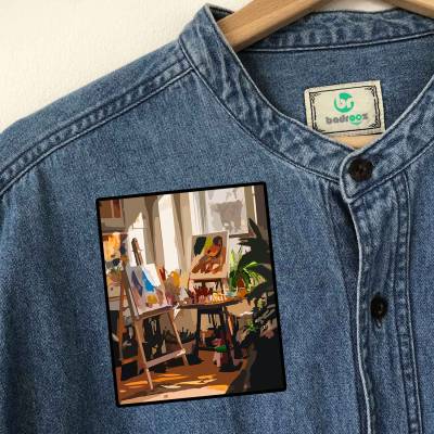 پچ حرارتی (برچسب لباس) نقاش باشی1