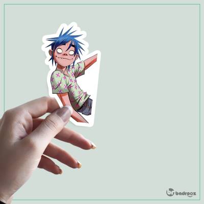 استیکر و برچسب گوریلاز (Gorillaz)-15