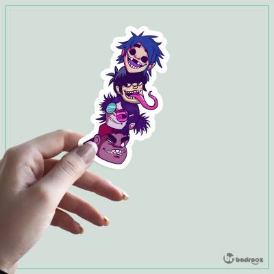 استیکر و برچسب گوریلاز (Gorillaz)-18