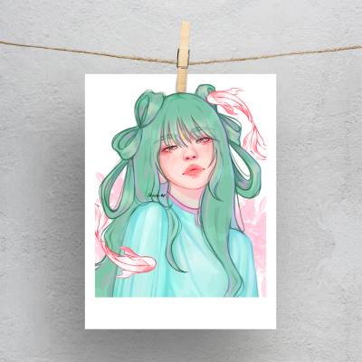 پولاروید(فتوکارت)  Blossoms girl