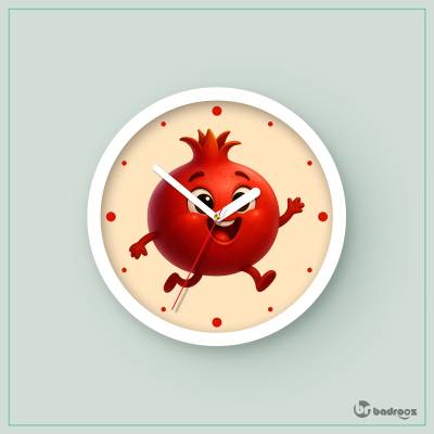 ساعت دیواری   انار کارتونی بامزه