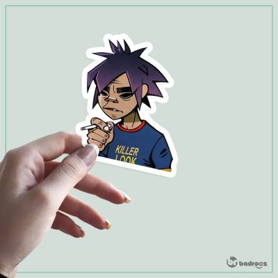 استیکر و برچسب گوریلاز (Gorillaz)-26