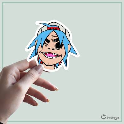 استیکر و برچسب گوریلاز (Gorillaz)-30