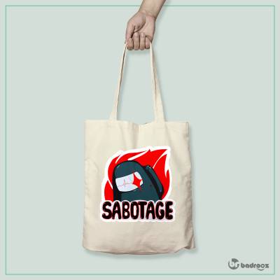 کیف خرید کتان among us sabotage