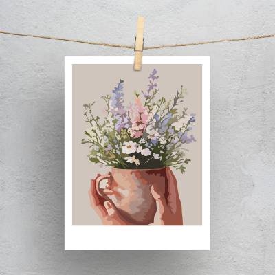 پولاروید(فتوکارت) فنجان بهاری