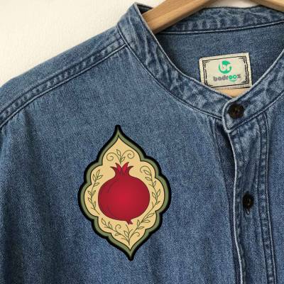 پچ حرارتی (برچسب لباس) انار و ترنج