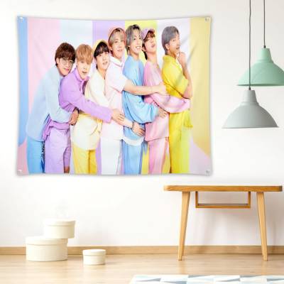 دراپ بنر گروه شاد بی تی اس