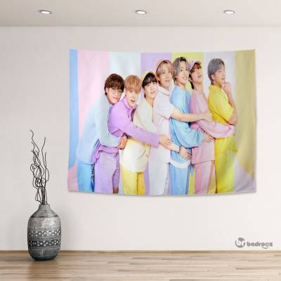 بک دراپ گروه شاد بی تی اس