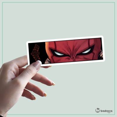 استیکر و برچسب Redhood