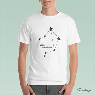 تی شرت مردانه طرح صورت فلکی مهر (Libra)