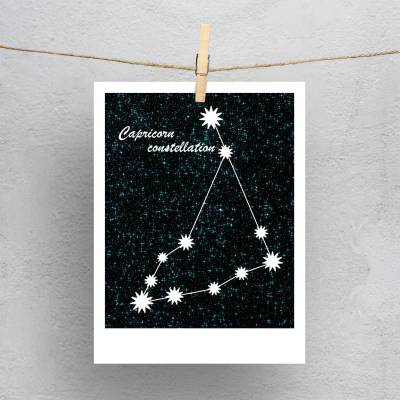 پولاروید(فتوکارت) صورت فلکی دی (Capricorn)