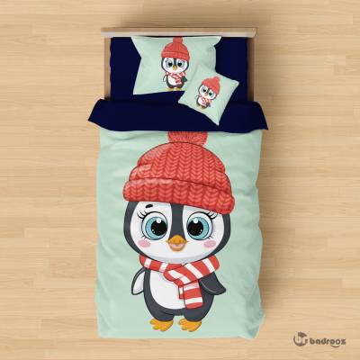 روتختی یک نفره پنگوئن کارتونی