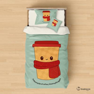 روتختی یک نفره لیوان کارتونی قهوه