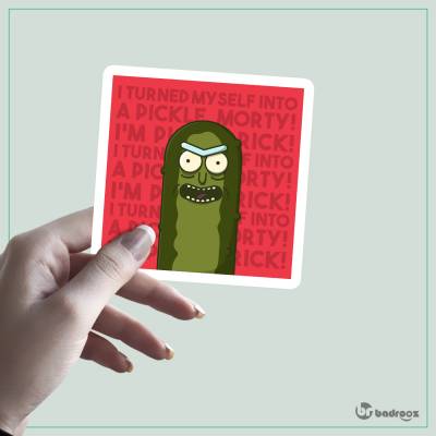 استیکر PICKLE MORTY