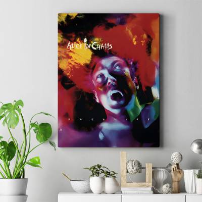 تابلو کنواس (بوم) Alice in chains - آلیس این چینز 3