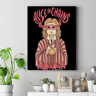 تابلو کنواس (بوم) Alice in chains - آلیس این چینز 5