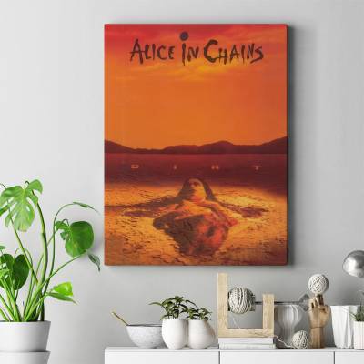 تابلو کنواس (بوم) Alice in chains - آلیس این چینز 6