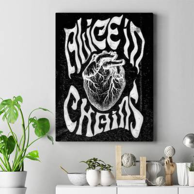 تابلو کنواس (بوم) Alice in chains - آلیس این چینز 7