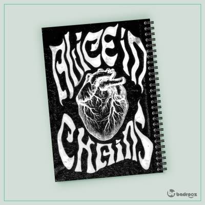 دفتر یادداشت Alice in chains - آلیس این چینز 7