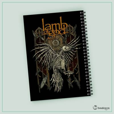 دفتر یادداشت Lamb of God - لمب آو گاد