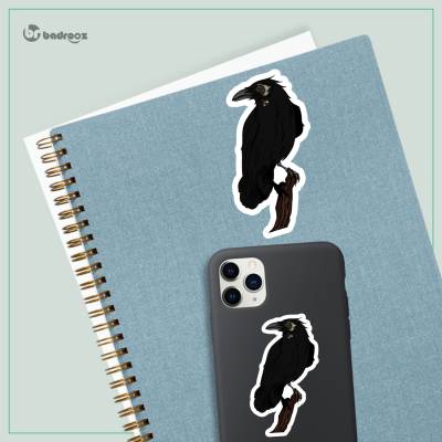 استیکر و برچسب استیکر و برچسب استیکر کلاغ 01