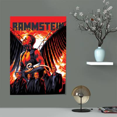 پوستر سیلک Rammstein - رامشتاین 7